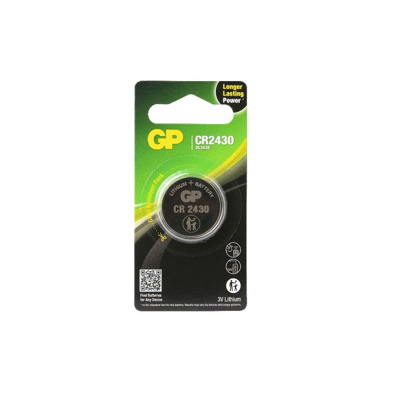 GP CR2430 LITHIUM BUTTONCELL