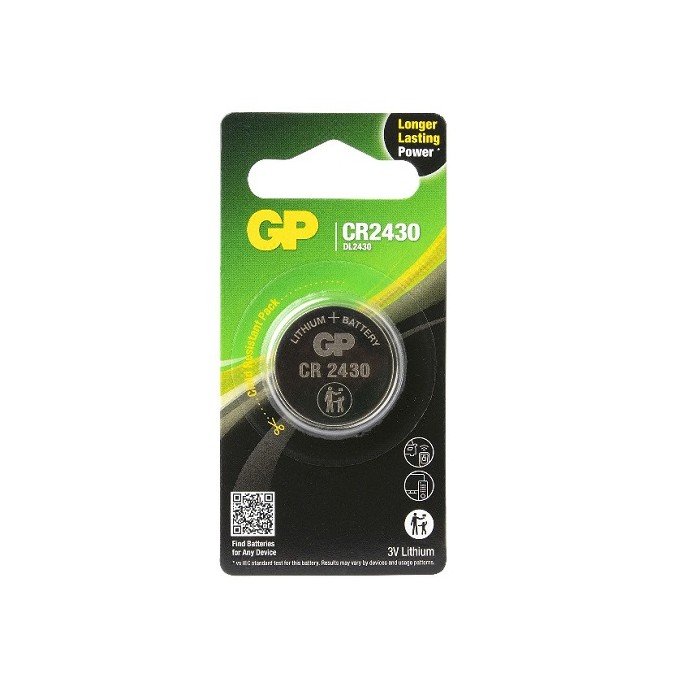 GP CR2430 LITHIUM BUTTONCELL