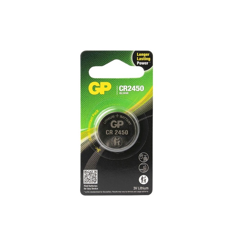 GP CR2450 LITHIUM BUTTONCELL