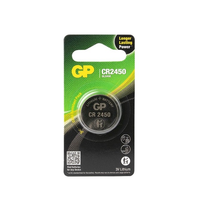 GP CR2450 LITHIUM KNOOPCEL