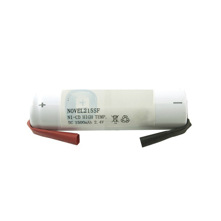 ACCU NOODVERLICHTING, STICK SUB-C 2,4V 1500Mah
