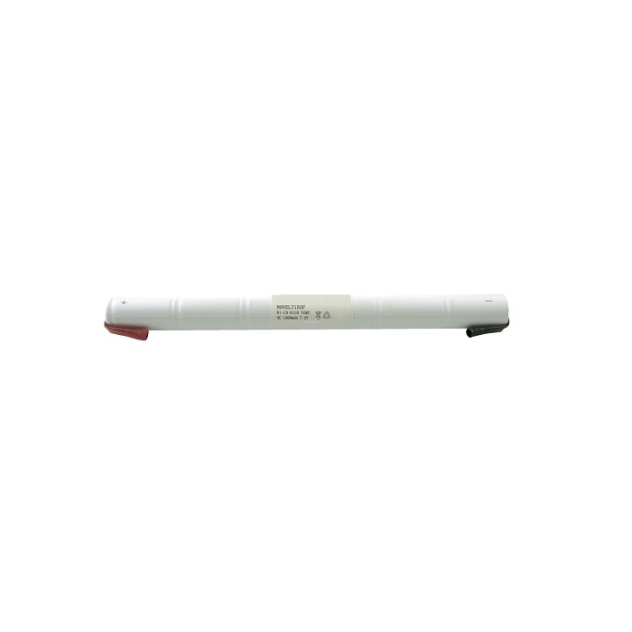 ACCU NOODVERLICHTING,STICK SUB-C 7,2V 1500Mah