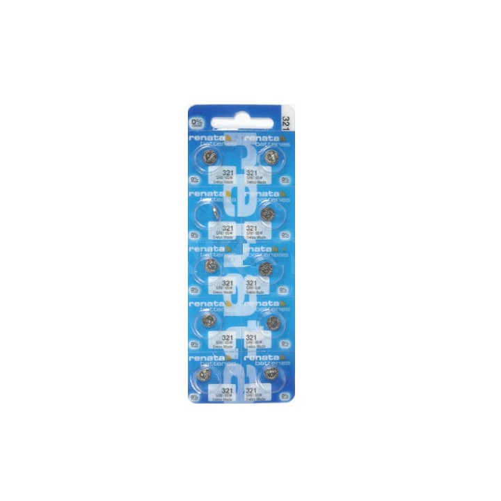 10 STUKS HORLOGEBAT. 321, SR65, SR616SW