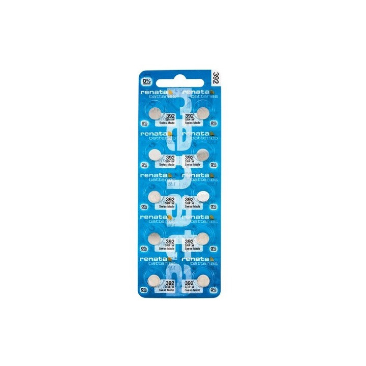 10 STUKS renata HORLOGEBATTERIJ  392, SR41, SR41W
