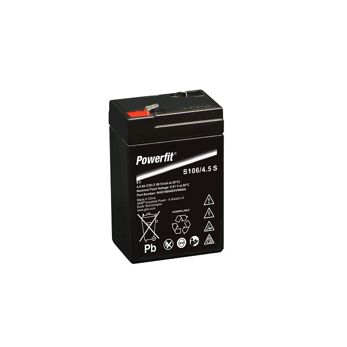 EXIDE POWERFIT S106/4,5 S AGM 6volt 4,5ah