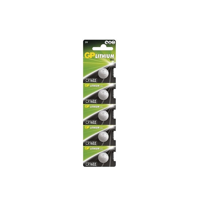5 STUKS KNOOPCEL LITHIUM GP CR1632