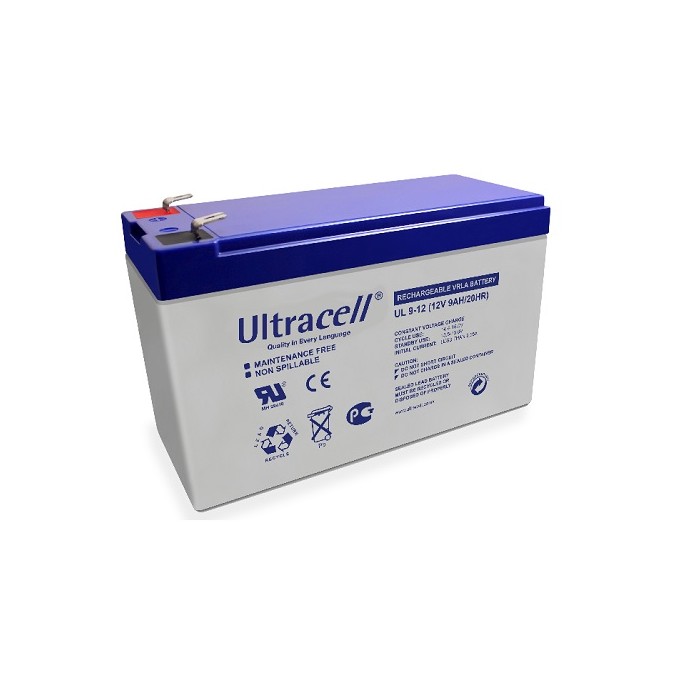 ULTRACELL UL9-12 ACCU 12VOLT 9Ah 