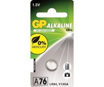 KNOOPCEL ALKALINE GP A76 LR44 L1154