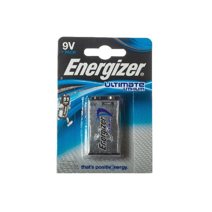 Energizer 9VOLT Ultimate lithium batterij