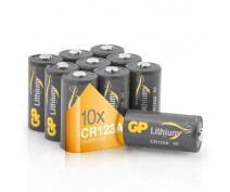 POWERDEAL 10X GP CR123A LITHIUM BATTERIJ 3 VOLT 