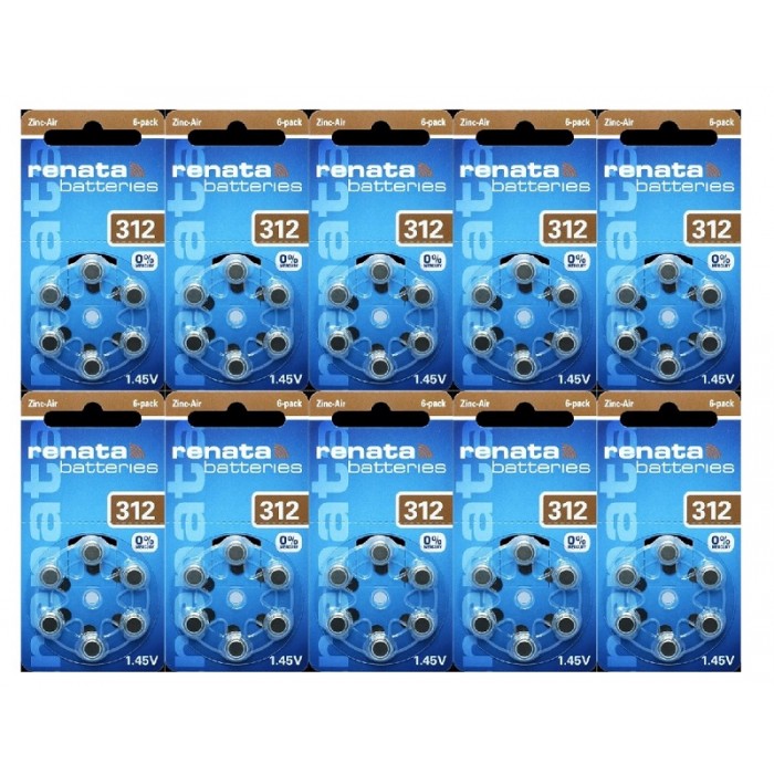 POWERDEAL 60 PCS RENATA ZA312, PR41