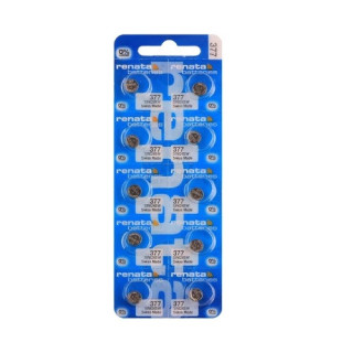 10 PCS WATCHBATTERY  RENATA 377, SR66, SR626SW