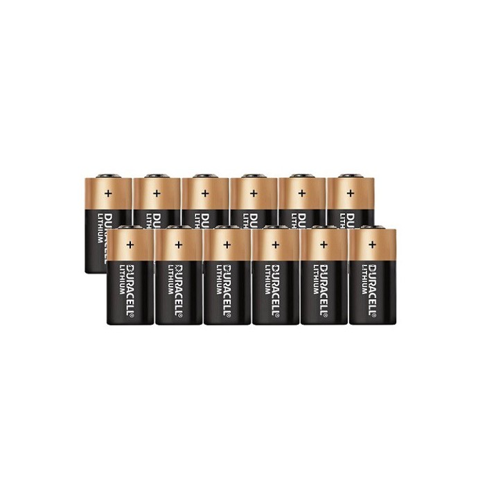 POWERDEAL 12 stuks Duracell CR123A, DL123A ULTRA,