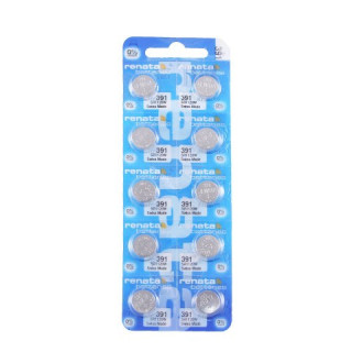 10 STUKS HORLOGEBATTERIJ RENATA 391, SR55, SR1120