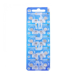 10 STUKS HORLOGEBATTERIJ RENATA 393, SR48, SR754W