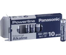 10 STUKS AA PANASONIC POWERLINE INDUSTRIAL LR06