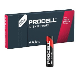 10 PCS PROCELL INDUSTRIAL LR03, MN2400, AAA ALKALINE