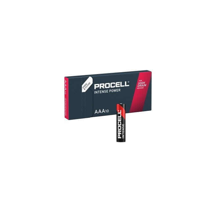 10 PCS PROCELL INDUSTRIAL LR03, MN2400, AAA ALKALINE