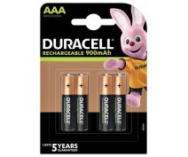 4  STUKS DURACELL OPLAADBAAR 900AAA