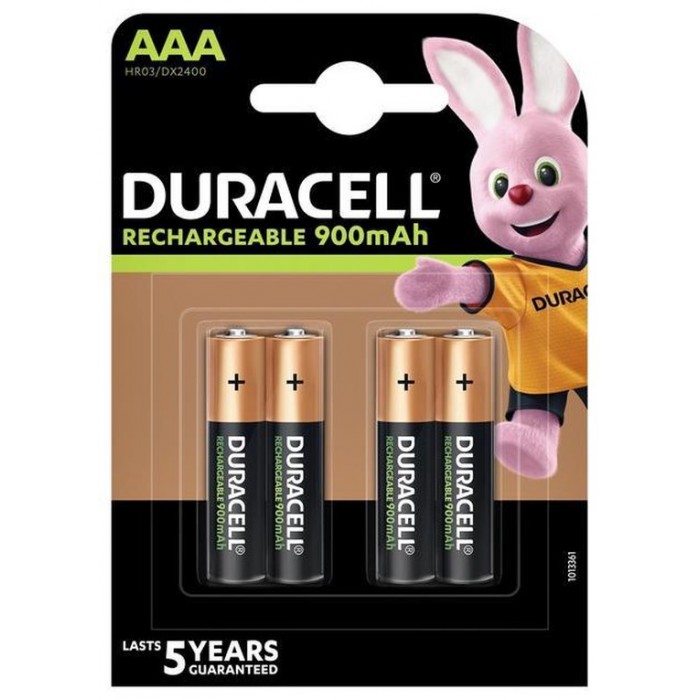 4  STUKS DURACELL OPLAADBAAR 900AAA