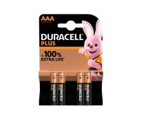 4 PCS DURACELL PLUS POWER MN2400, LR03, AAA