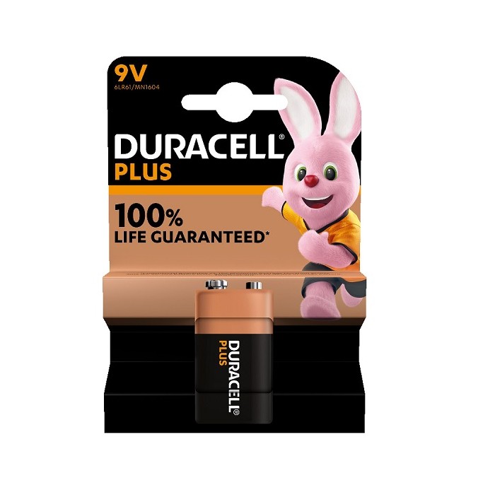 Duracel Plus 100 Extra Mn1604 6lr61