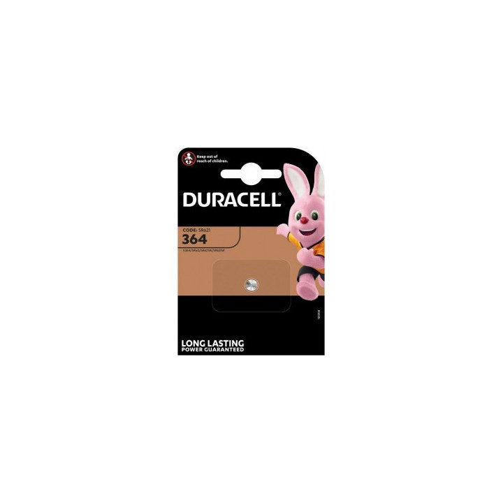 WATCHBATTERY DURACELL 364, SR60, SR621SW