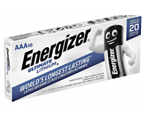 10 STUKS ENERGIZER L92 ULTIMATE LITHIUM AAA