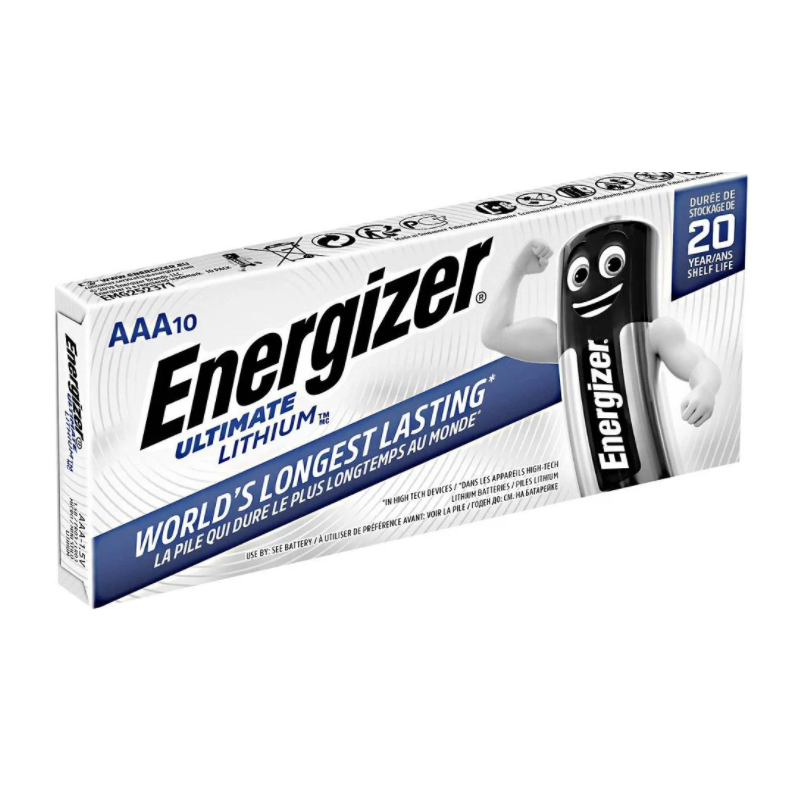 10 PCS ENERGIZER L92 ULTIMATE LITHIUM AAA