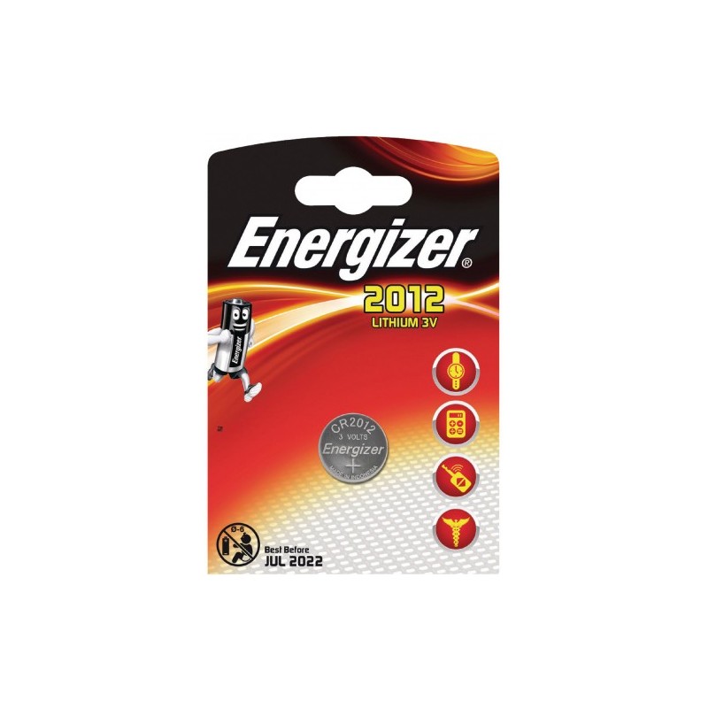BUTTONCELL LITHIUM ENERGIZER 2012 3V