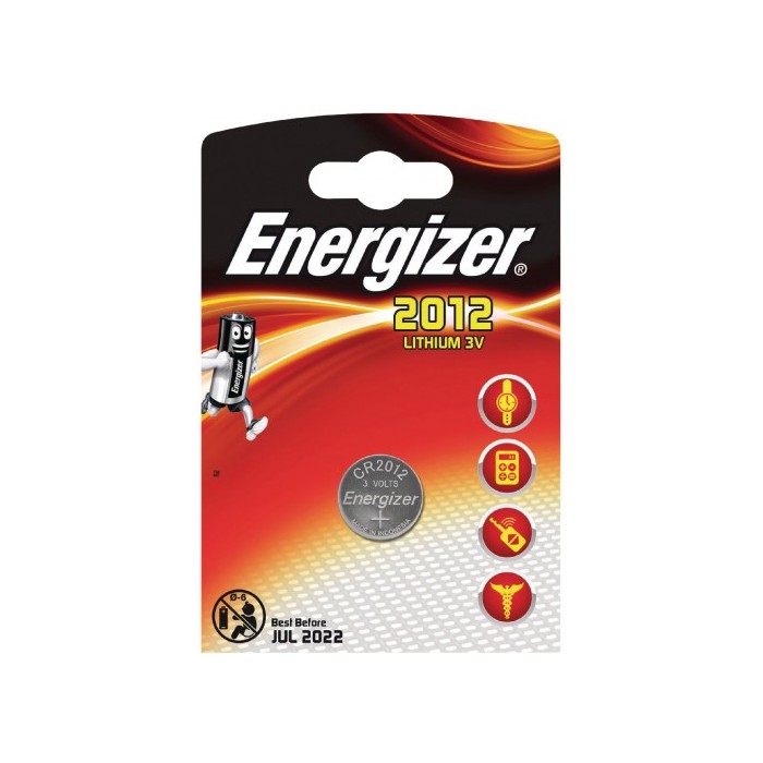 BUTTONCELL LITHIUM ENERGIZER 2012 3V