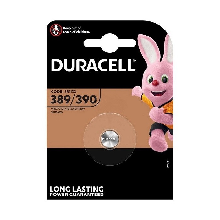 HORLOGEBATTERIJ DURACELL 389/390