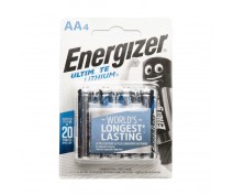 4 PCS ENERGIZER ULTIMATE LITHIUM AA BATTERIES IN BLISTER