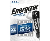 4 STUKS ENERGIZER L92 ULTIMATE LITHIUM AAA