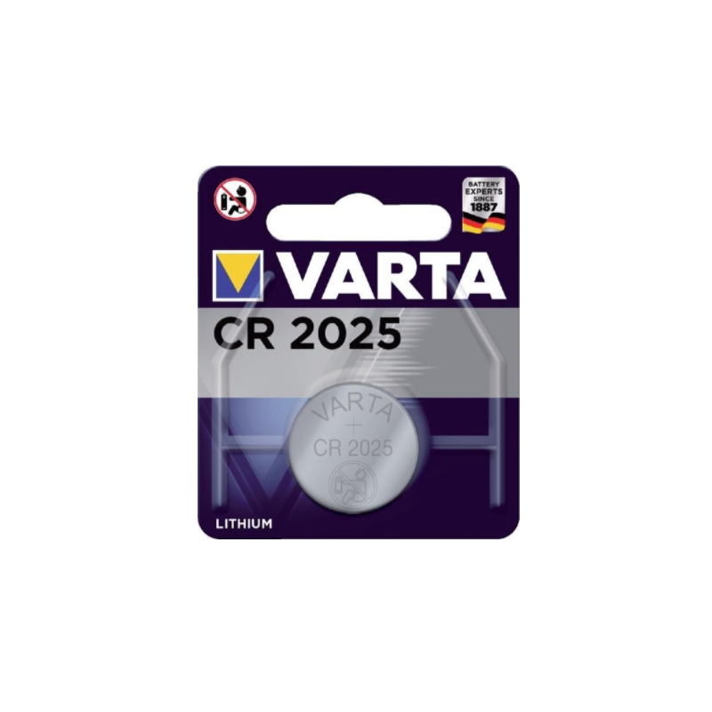Varta CR2025 Coin Cell Battery 2 Pack - Screwfix