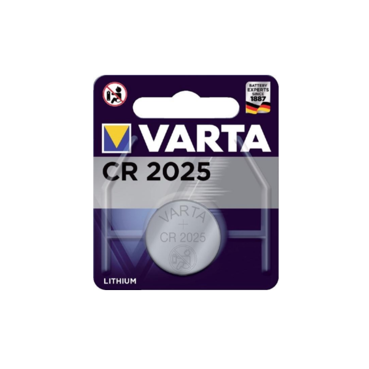 BUTTONCELL LITHIUM VARTA CR2025