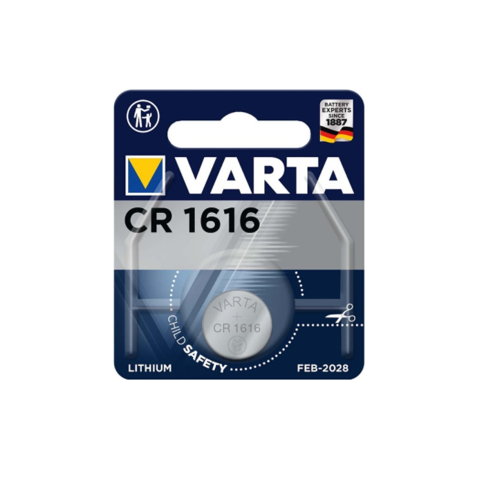 BUTTONCELL LITHIUM VARTA CR1616