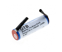 OTB 2.4 VOLT BATTERY FOR BRAUN, ORAL B AND ROWENTA