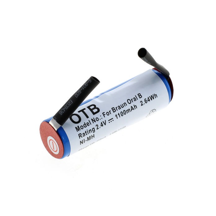 OTB 2.4 VOLT BATTERY FOR BRAUN, ORAL B AND ROWENTA