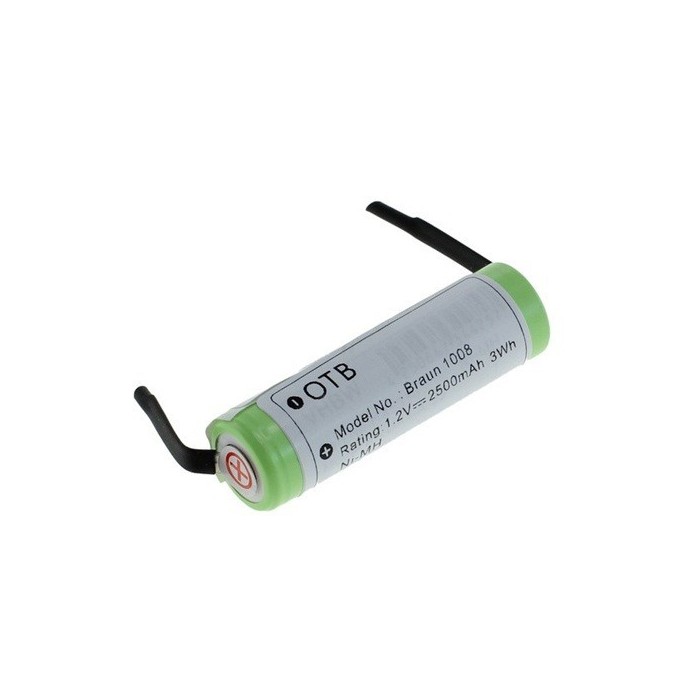 OTB TANDENBORSTELBATTERIJ VOOR BRAUN 1008 EN PHILIPS HX5350 