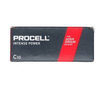 10 PIECES PROCELL INTENSE LR14, MN1400, C ALKALINE