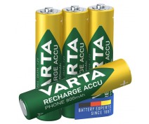 4 PIECES VARTA RECHARGEABLE 800AAA