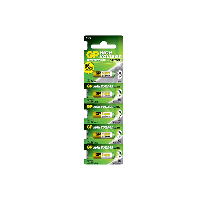 5 STUKS GP27A, MN27, LR728 12volt
