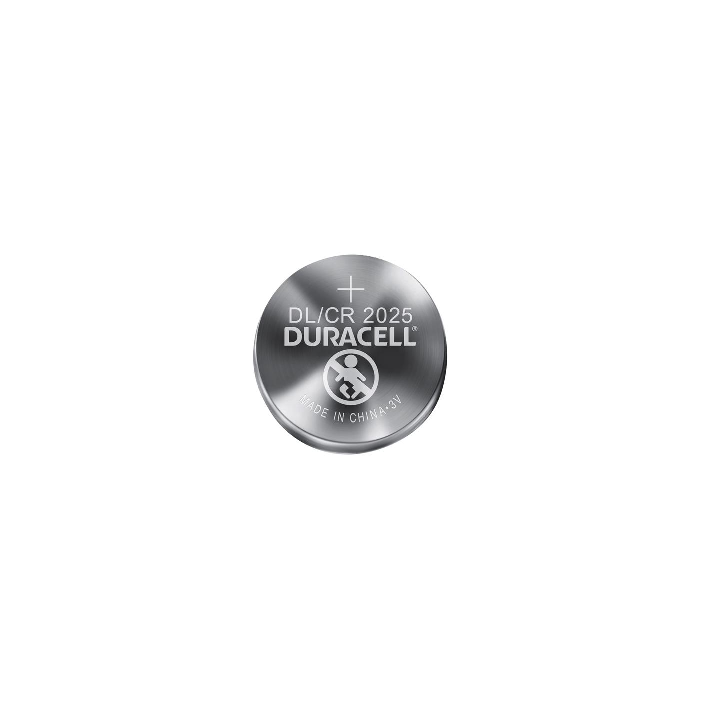 2 STUKS KNOOPCEL LITHIUM DURACELL CR2025