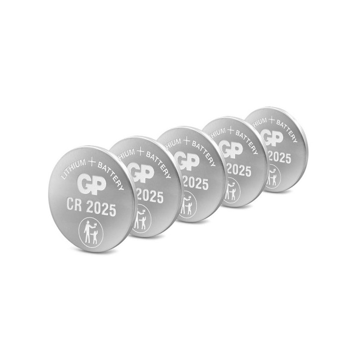 5 STUKS KNOOPCEL LITHIUM GP CR2025