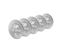 5 PCS BUTTONCELL LITHIUM GP CR2016