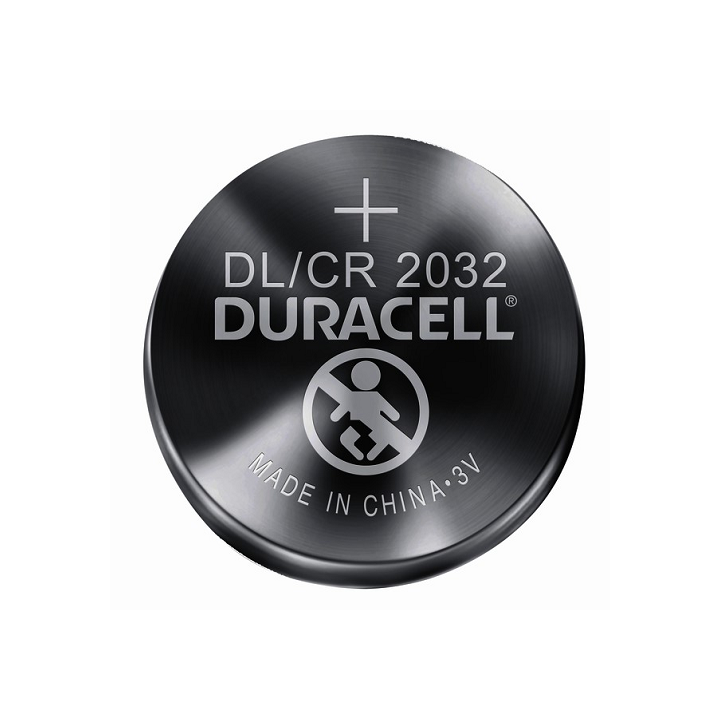 2 PCS BUTTONCELL LITHIUM DURACELL CR2032