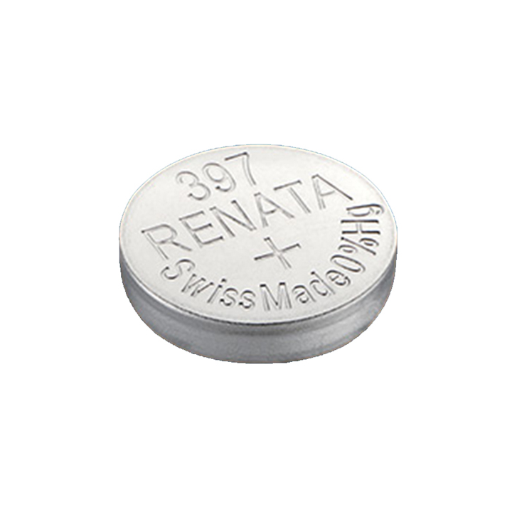 10 STUKS HORLOGEBATTERIJ RENATA 397, SR59, SR726SW