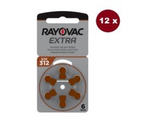 POWERDEAL 72 X (12X6) RAYOVAC EXTRA ADVANCED 312, PR41