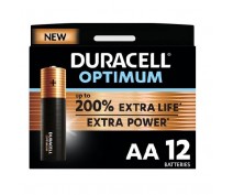 12 STUKS DURACELL OPTIMUM ALKALINE AA, LR06